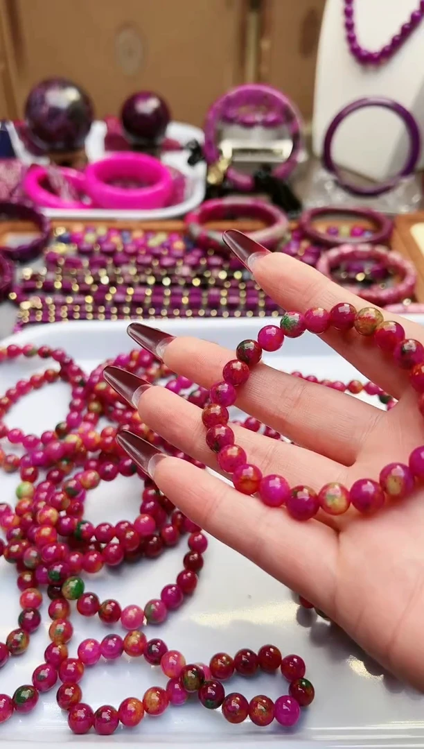 【闪购商品】苏纪石（舒俱来）手链未镶嵌新款彩舒手链8MM