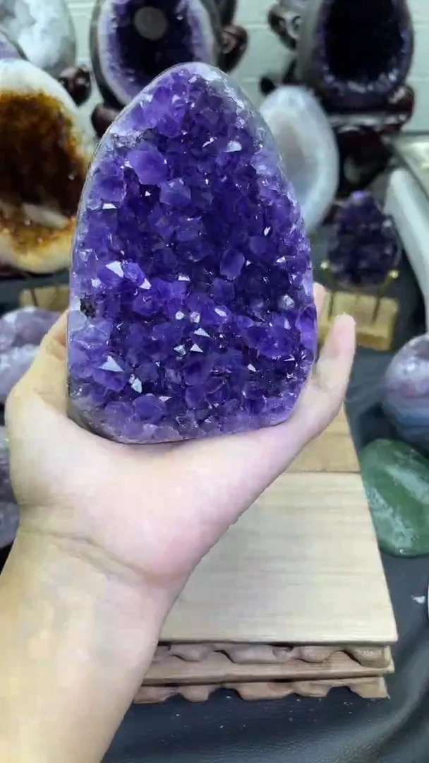 未镶嵌大型摆件（非配饰）紫晶571号摆件