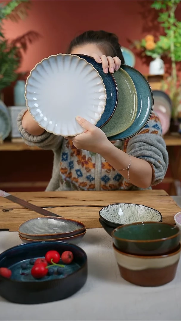 外贸尾货瑕疵满20包邮X4 小盘8英寸