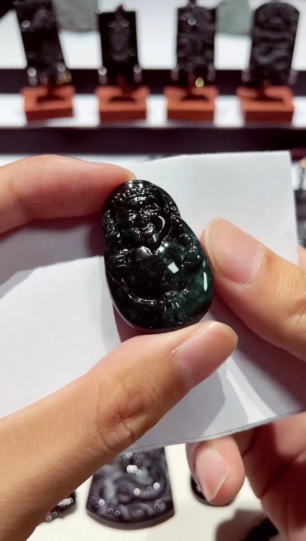 颈饰未镶嵌翡翠天然A货翡翠