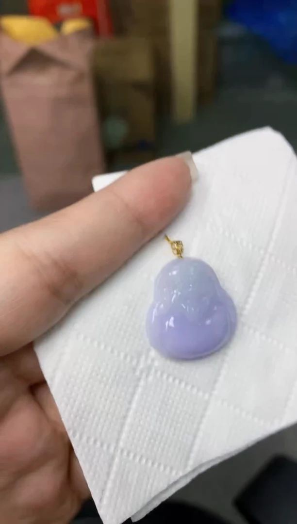 颈饰18K金镶嵌翡翠111111