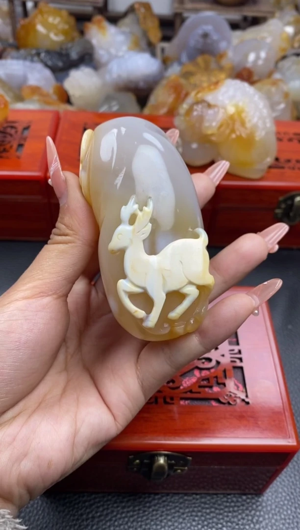 【闪购商品】玛瑙/玉髓手把未镶嵌00