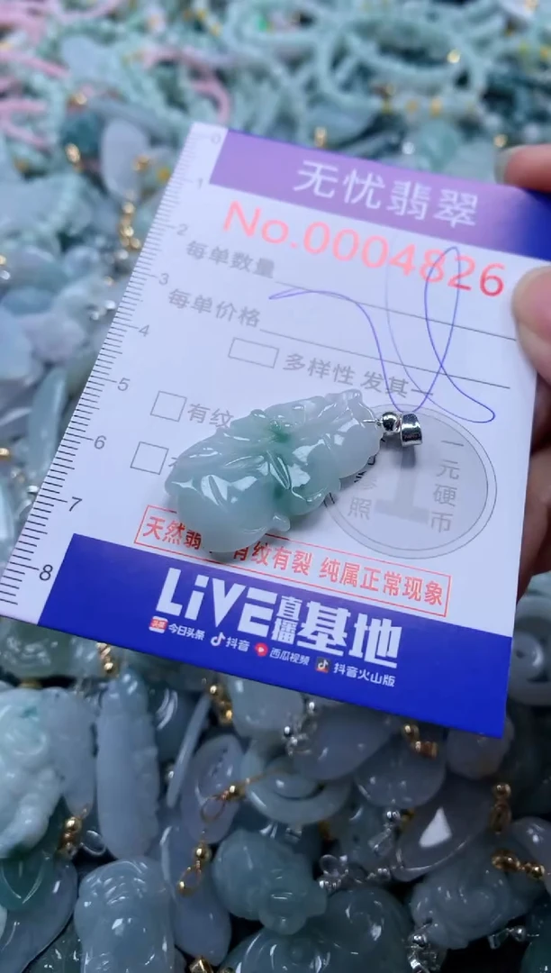 翡翠未镶嵌吊坠(不含链)4826