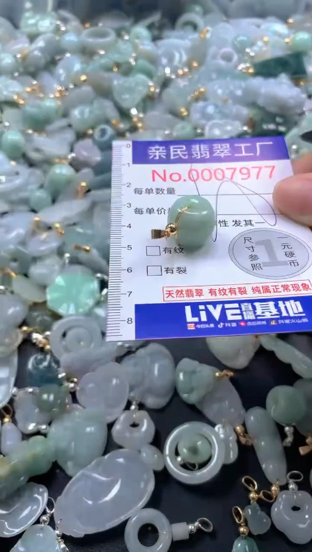 颈饰未镶嵌翡翠7977