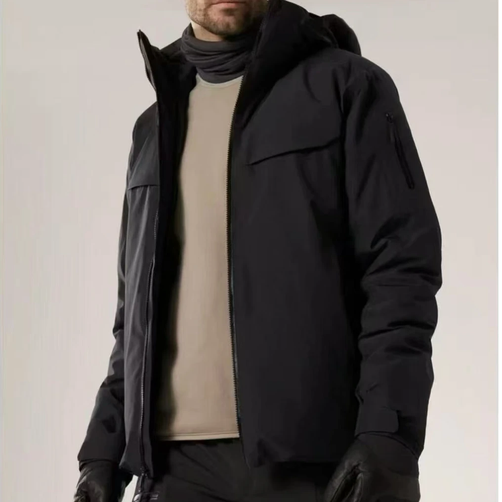 抵御寒冷！都市机能！男士防风防水休闲立领羽绒服 FX001