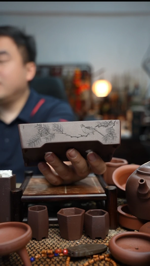 紫砂花盆長木軒精品紫砂