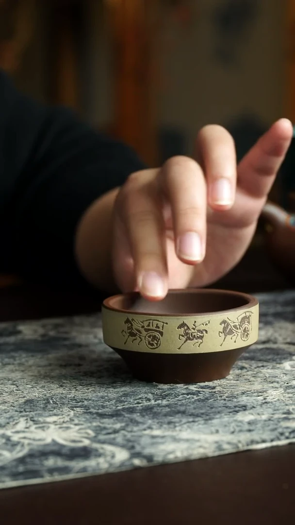 茶杯紫砂35号  宜兴紫砂原矿作品