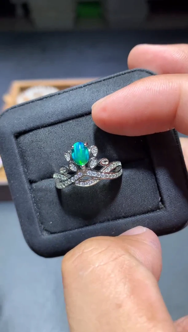 欧泊未镶嵌戒指P24【多样性发其一】