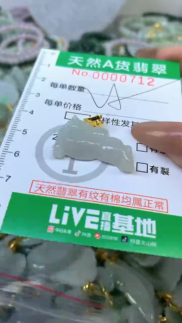 颈饰未镶嵌翡翠未镶嵌纯天然A货翡翠