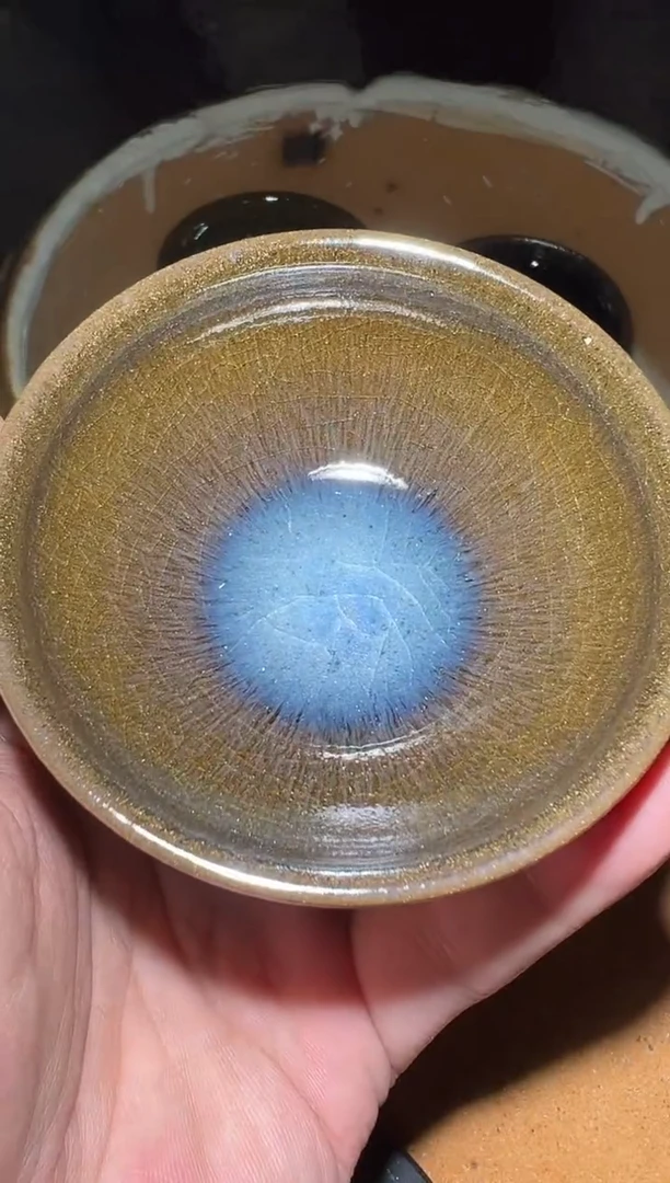 茶盏2素雨柴窑开窑现场360