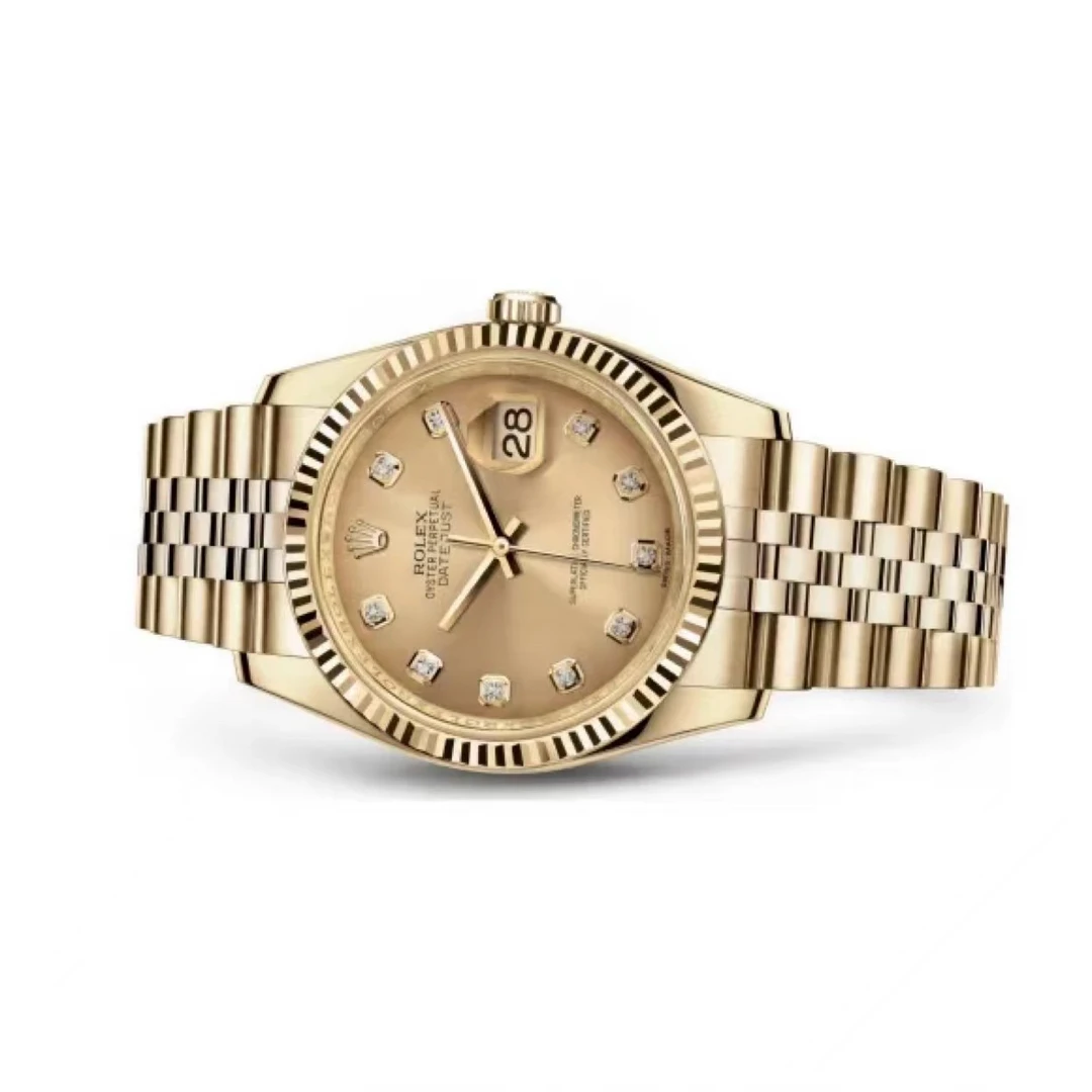 99新 Rolex/劳力士 哈馆/全金日志116238/36mm/单表