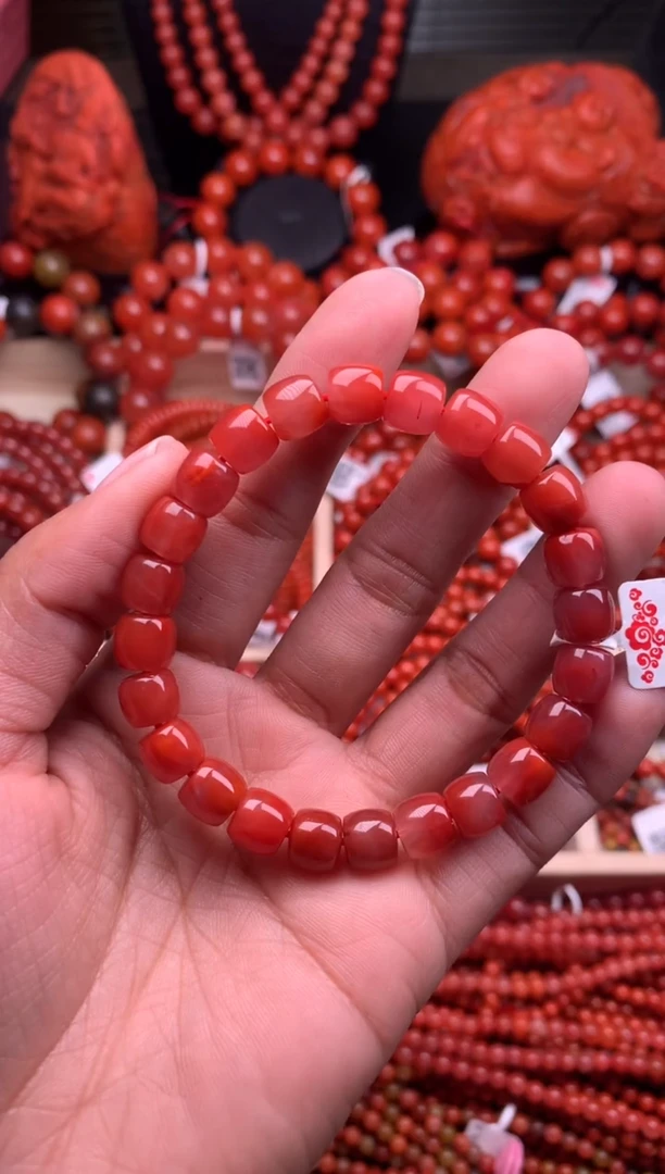 【闪购商品】南红玛瑙珠宝奇石未镶嵌8随机多样性/一条