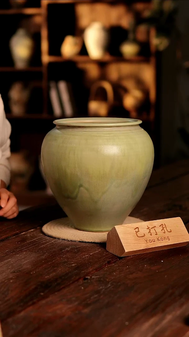 摆件23-496高度26口径17已打孔误差2孤品