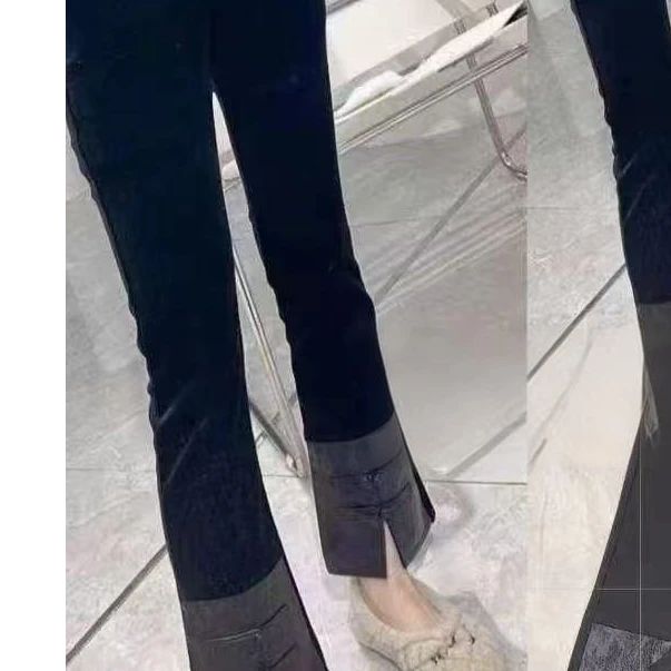 8823099女士开叉国风裤-LL