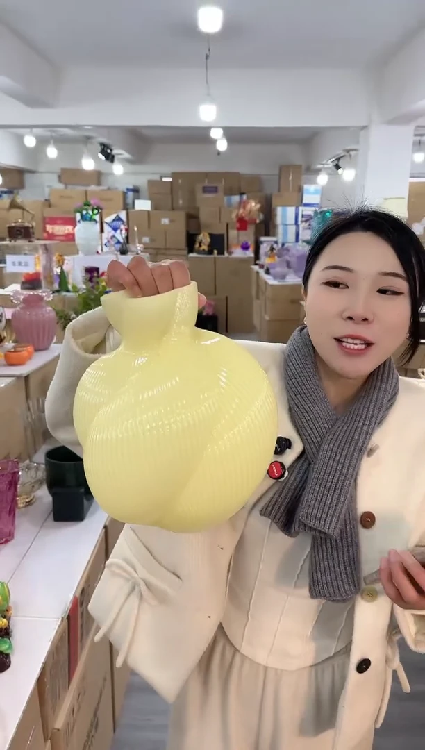 【闪购商品】琉璃瑞鸿花器早D-14