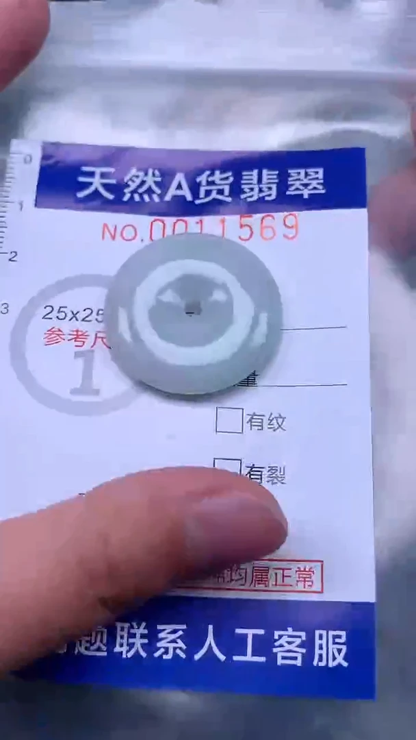 翡翠未镶嵌吊坠(不含链)1