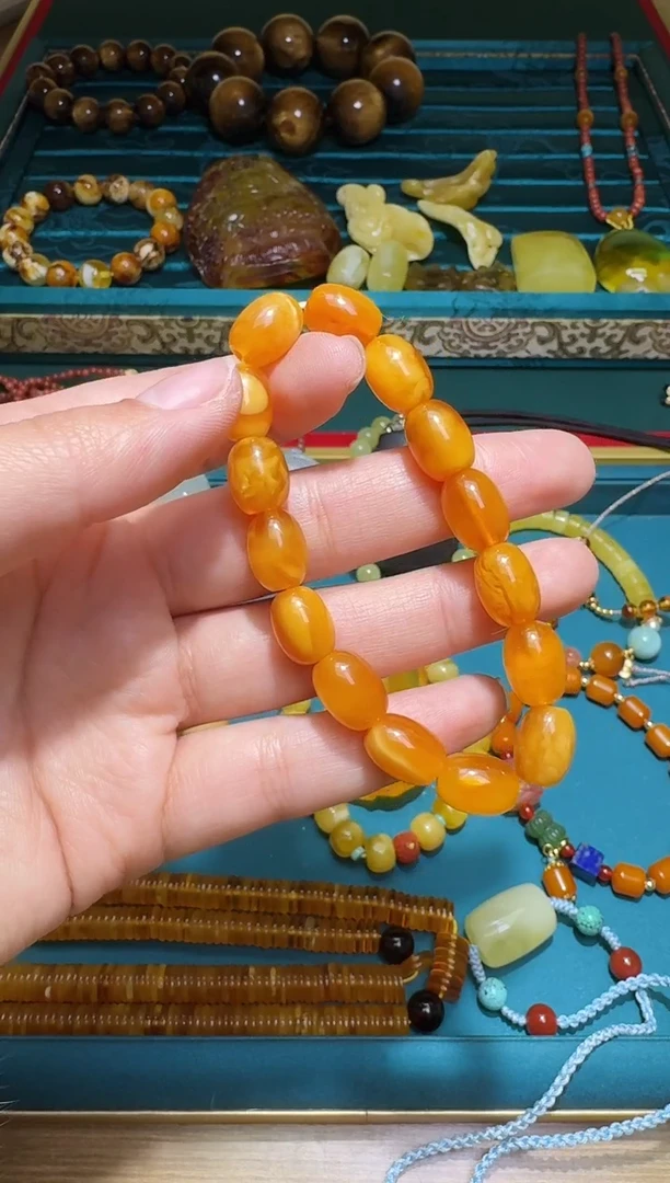 手链琥珀未镶嵌多样性发一086