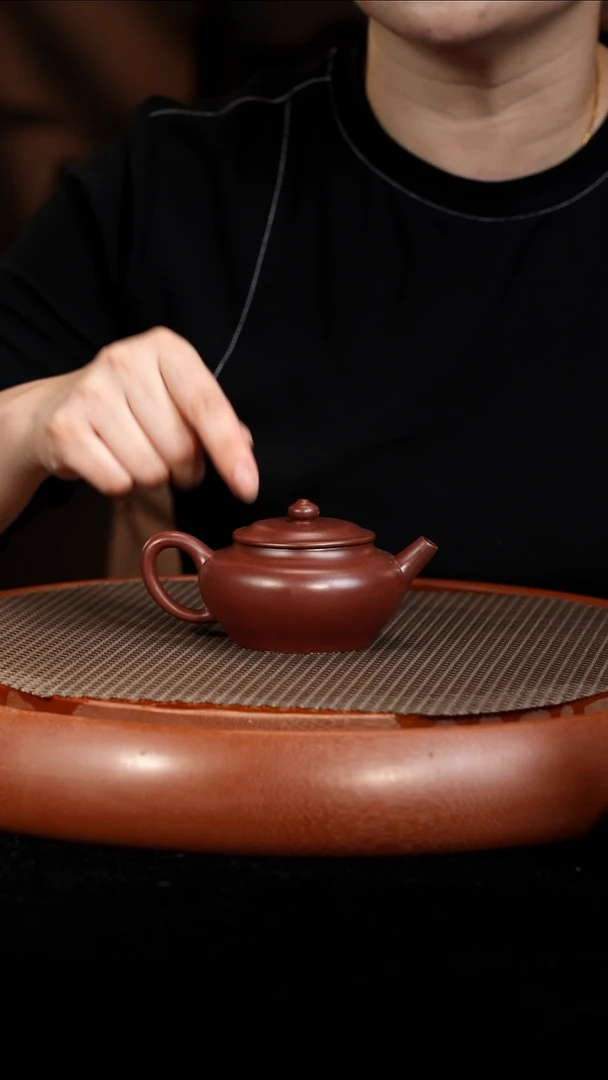 茶壶紫砂【F001】平盖莲子 宜兴紫砂