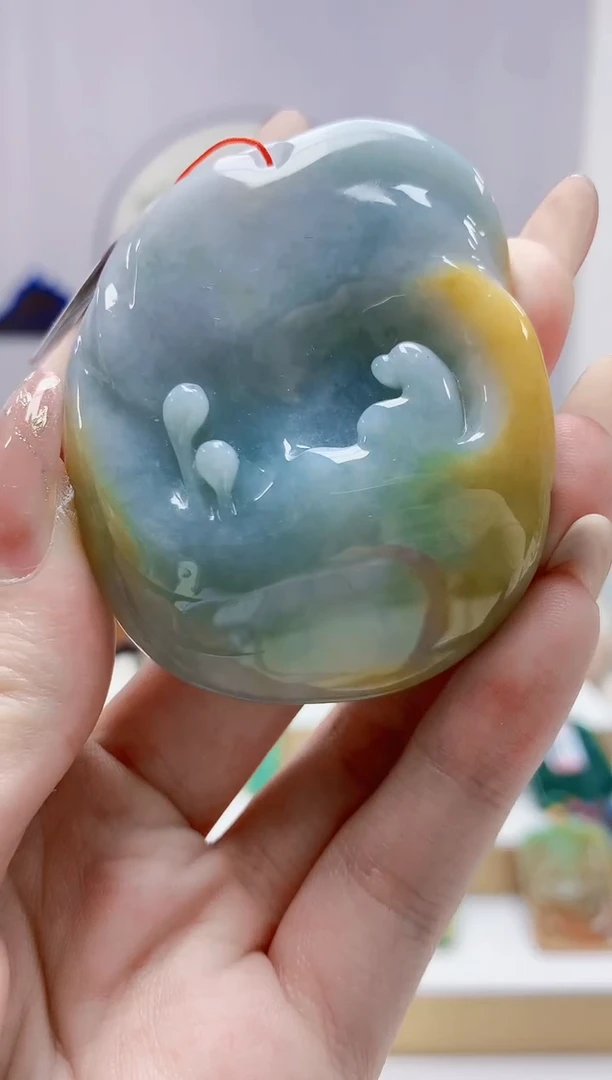 未镶嵌定制翡翠4852jw-毛货挂件159