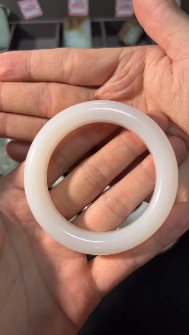 和田玉手镯未镶嵌梦*新疆和田玉天泰手镯