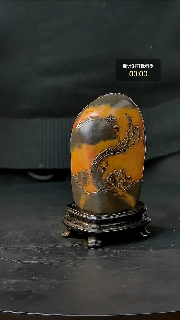 寿山石印石一物一拍