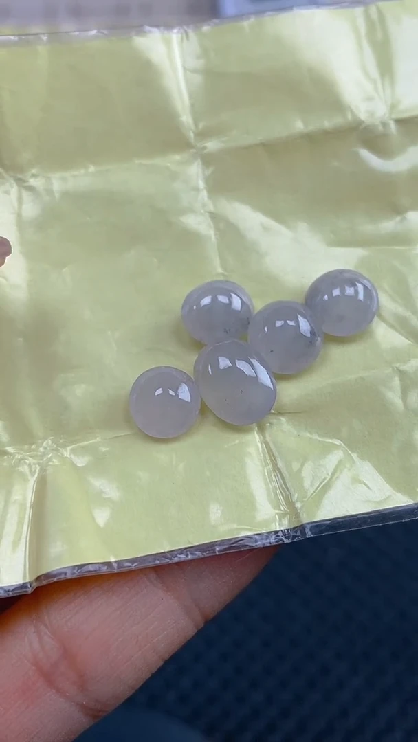 翡翠裸石天然翡翠蛋面6