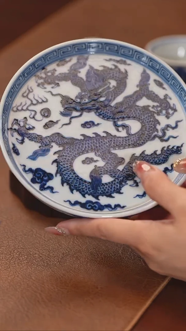 刘建峰窑龙纹壶承