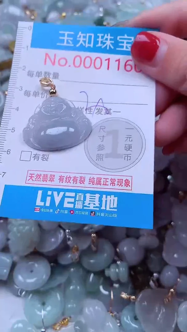 吊坠(不含链)未镶嵌翡翠1160
