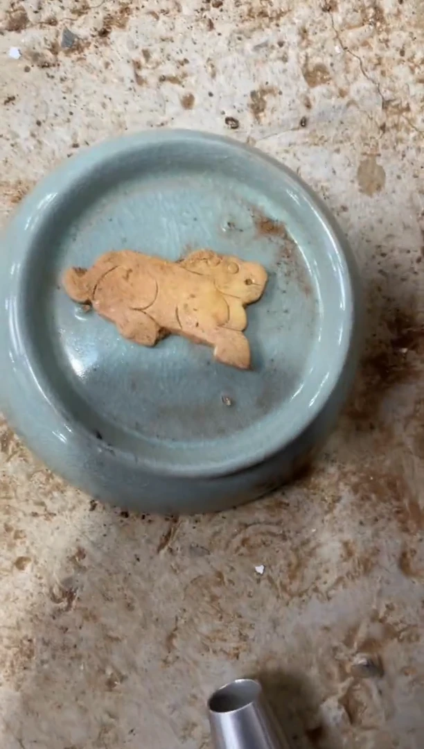 瓷片手工，手绘，陶瓷