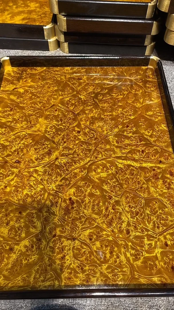 木木雕款@*大茶盘一个