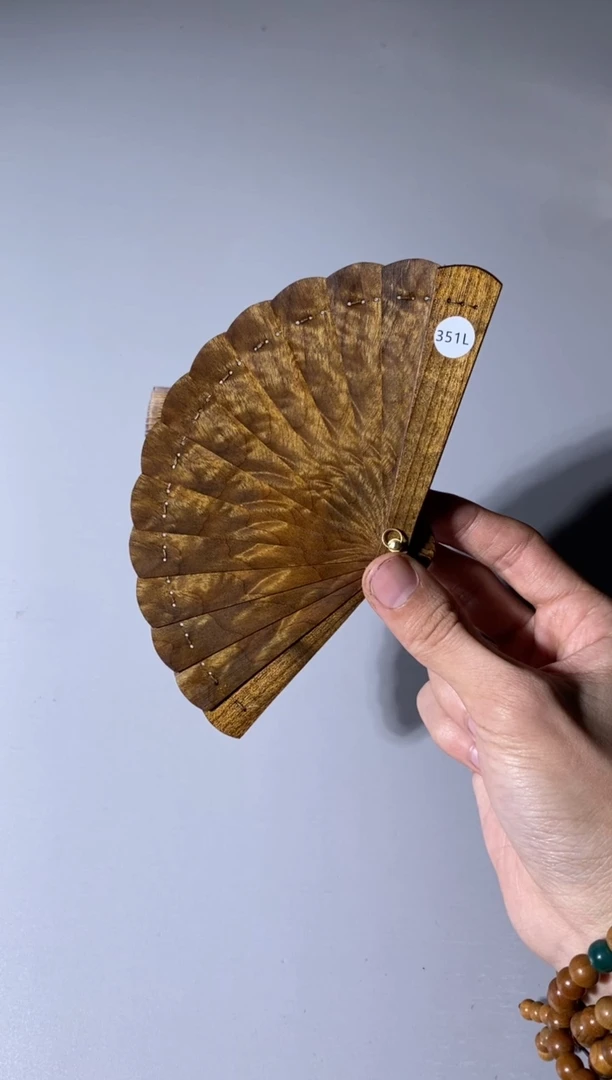 【闪购商品】金丝楠351号10cm金丝楠迷你扇