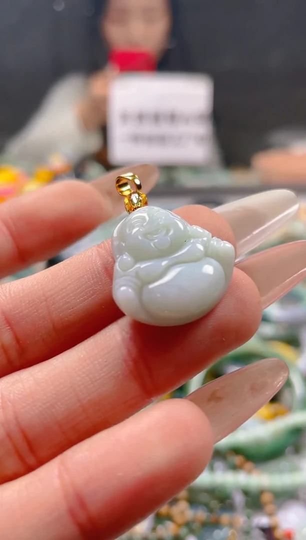 【闪购商品】翡翠颈饰未镶嵌/L/翡翠A货一图一物