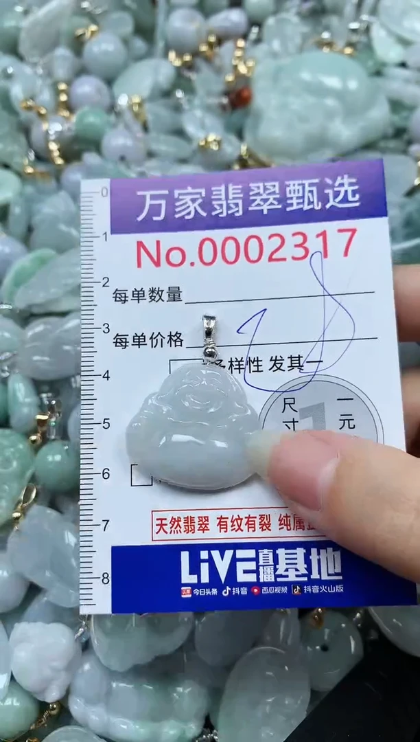 吊坠(不含链)未镶嵌翡翠2317