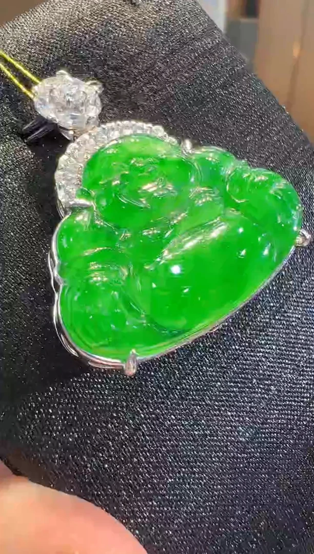 【闪购商品】翡翠吊坠(不含链)银S925镶嵌