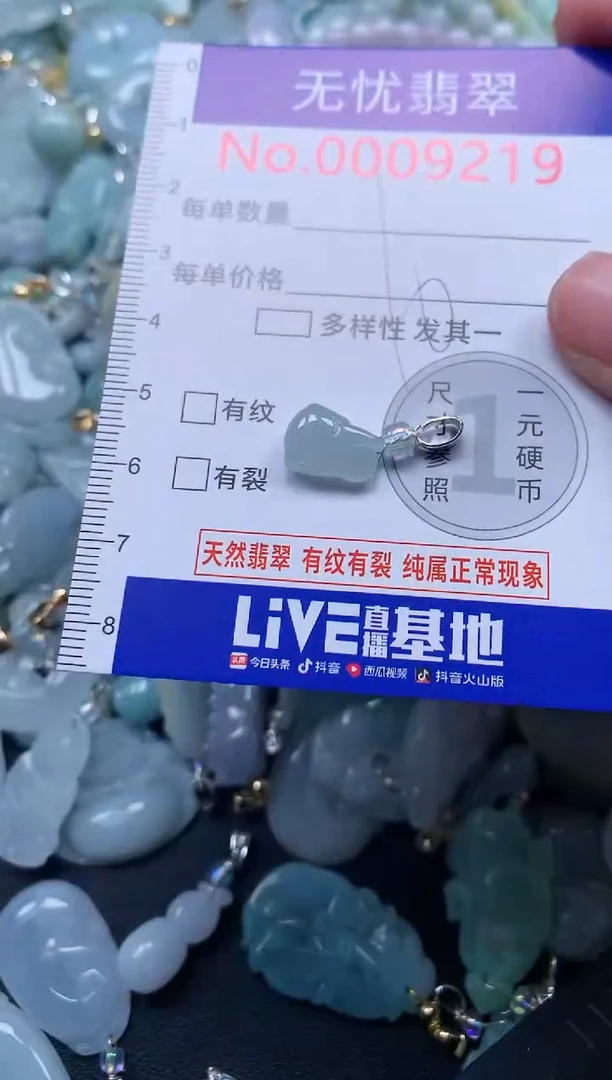 颈饰未镶嵌翡翠9219