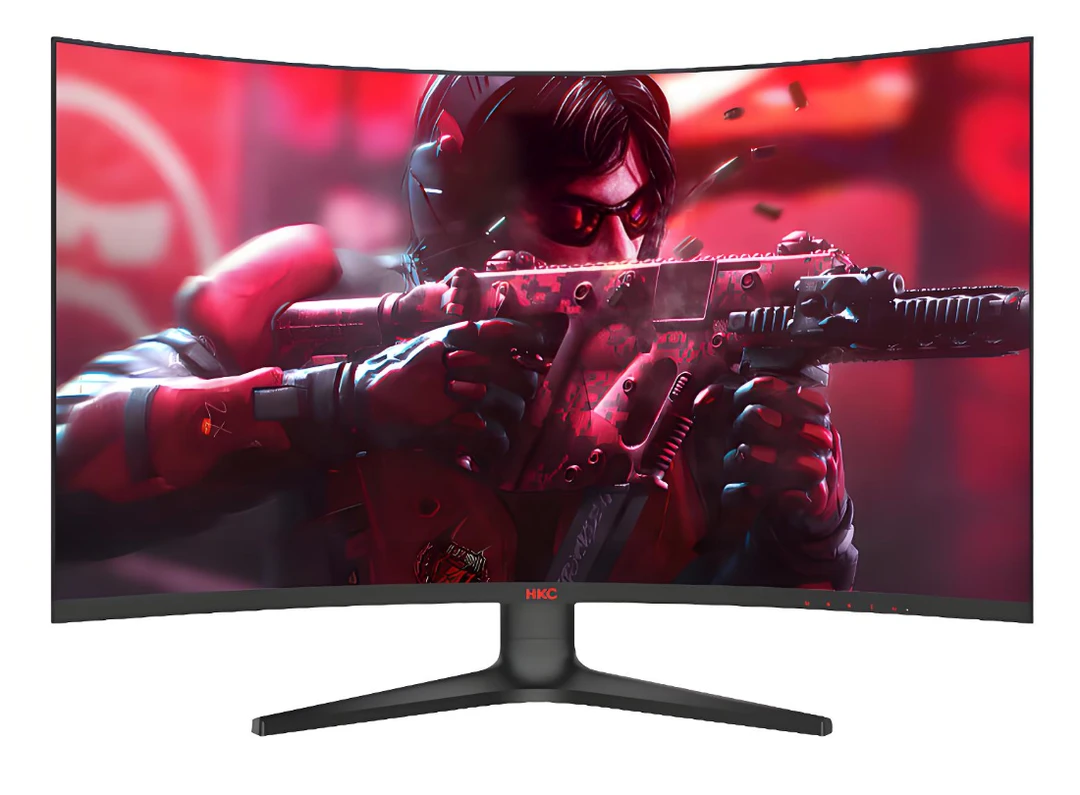 9新 HKC/惠科 32寸2K144高刷曲面电竞吃鸡高清显示器