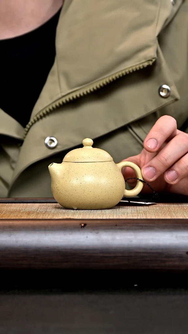 【闪购商品】紫砂茶壶1687 文旦 本绿