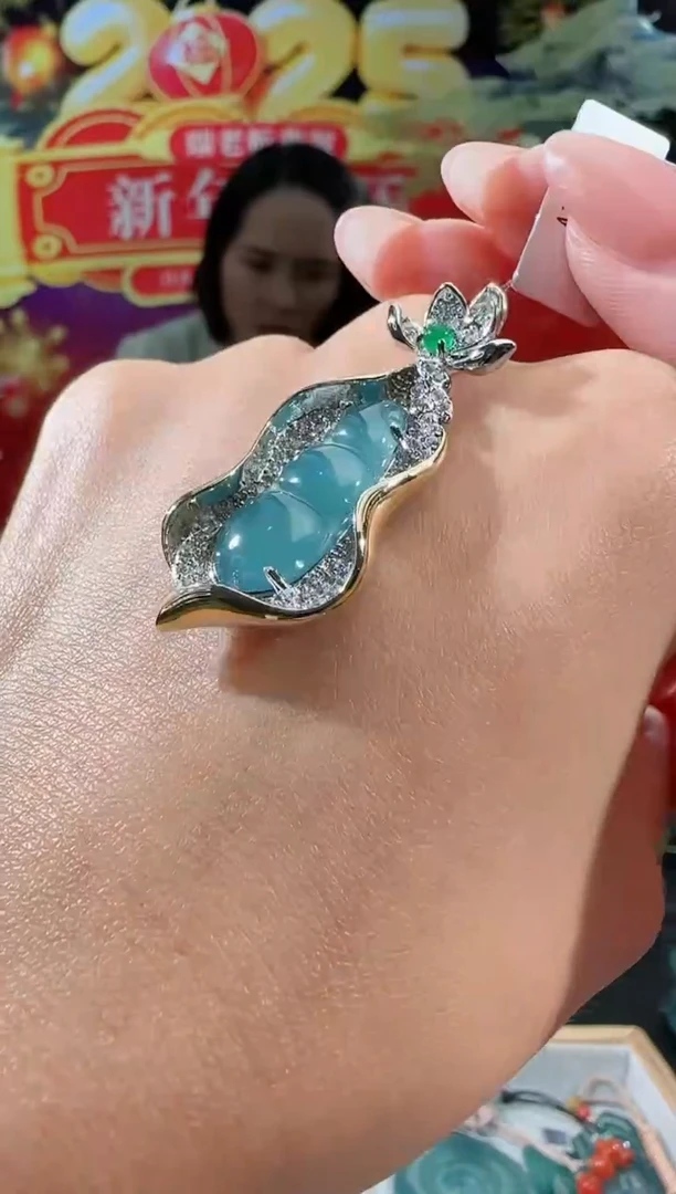 【闪购商品】翡翠吊坠(不含链)合金豆子多样性发一