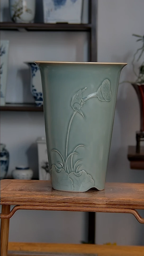 景德镇陶瓷手工花盆