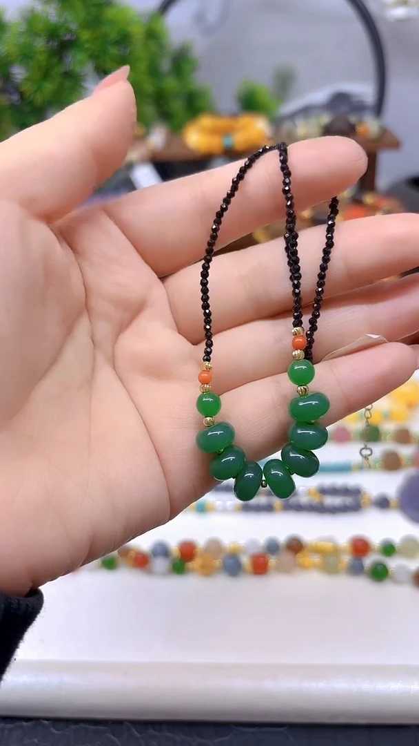 颈饰未镶嵌翡翠X365