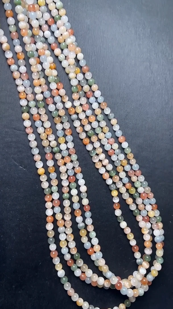 未镶嵌手串水晶彩兔毛多圈手串5m+ JP58010 多样性发一