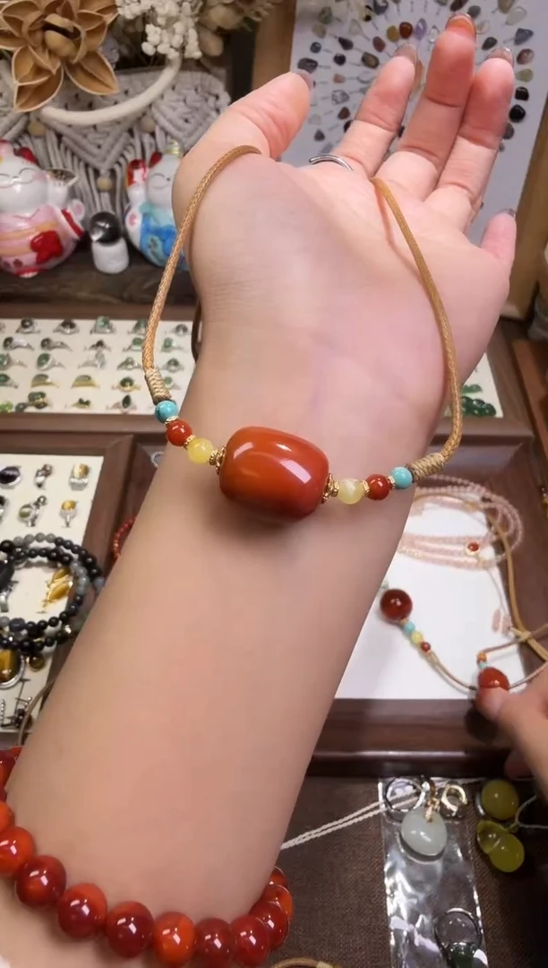 水晶摆件未镶嵌项链