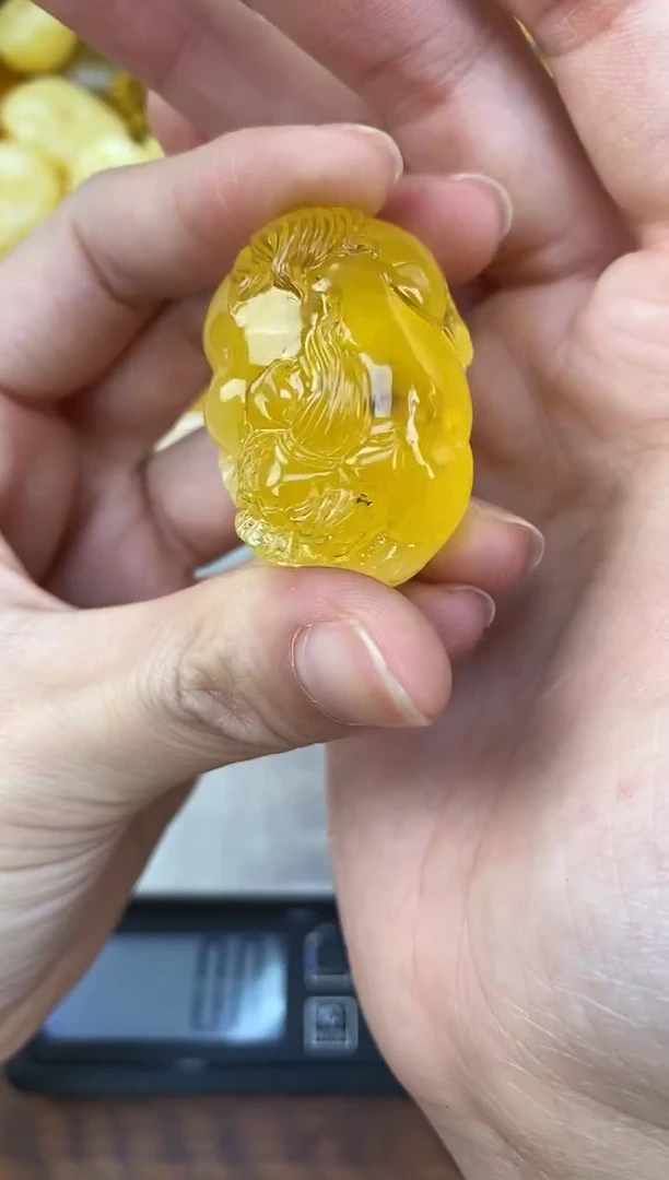 裸石琥珀未镶嵌天然琥珀蜜蜡