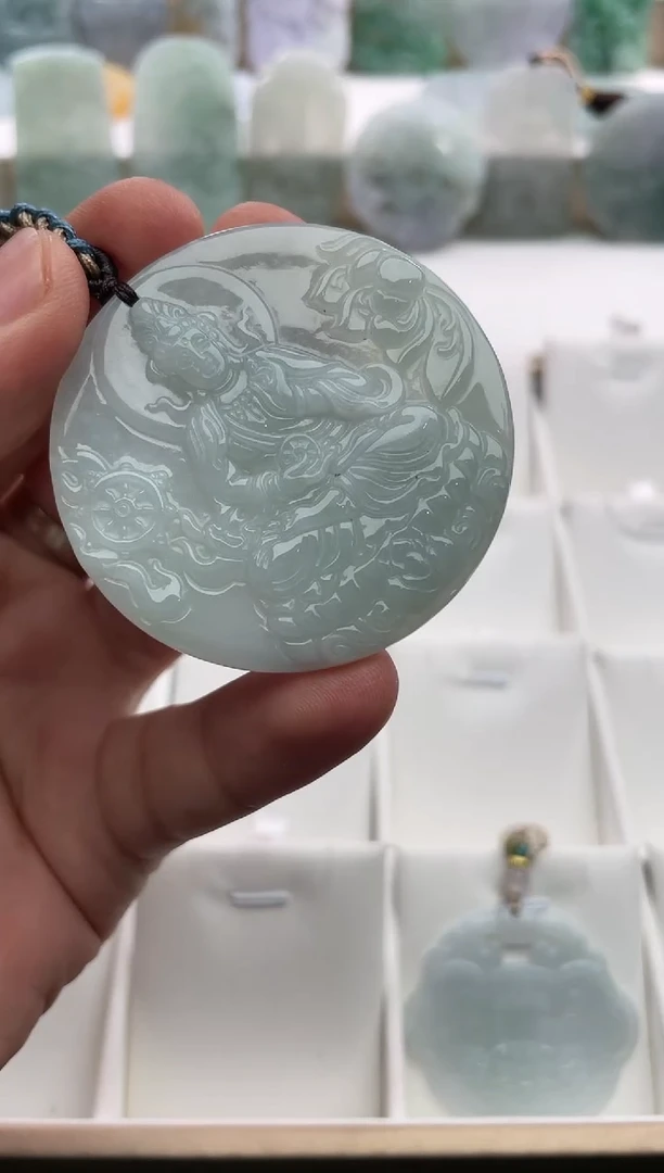 【闪购商品】翡翠颈饰未镶嵌..../3/6/ 157