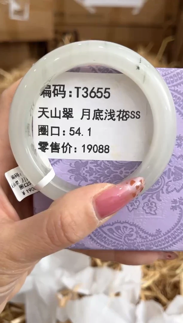 未镶嵌手镯石英质玉T3655