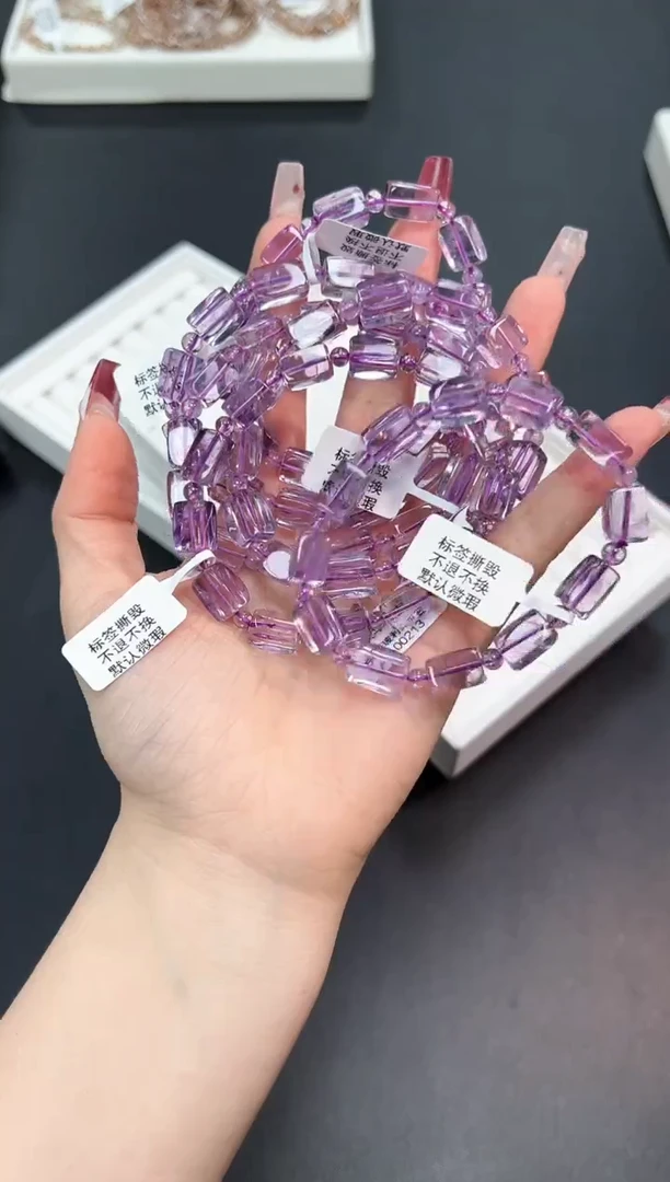 【闪购商品】水晶手串未镶嵌98A2多样性发其一1条默认微瑕