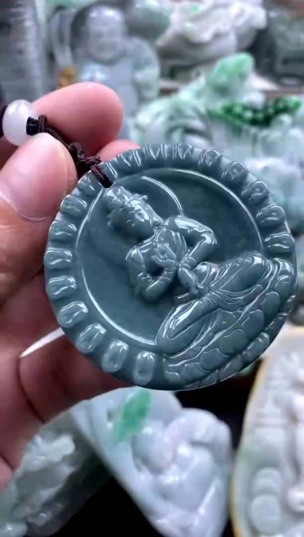 吊坠(不含链)未镶嵌翡翠1