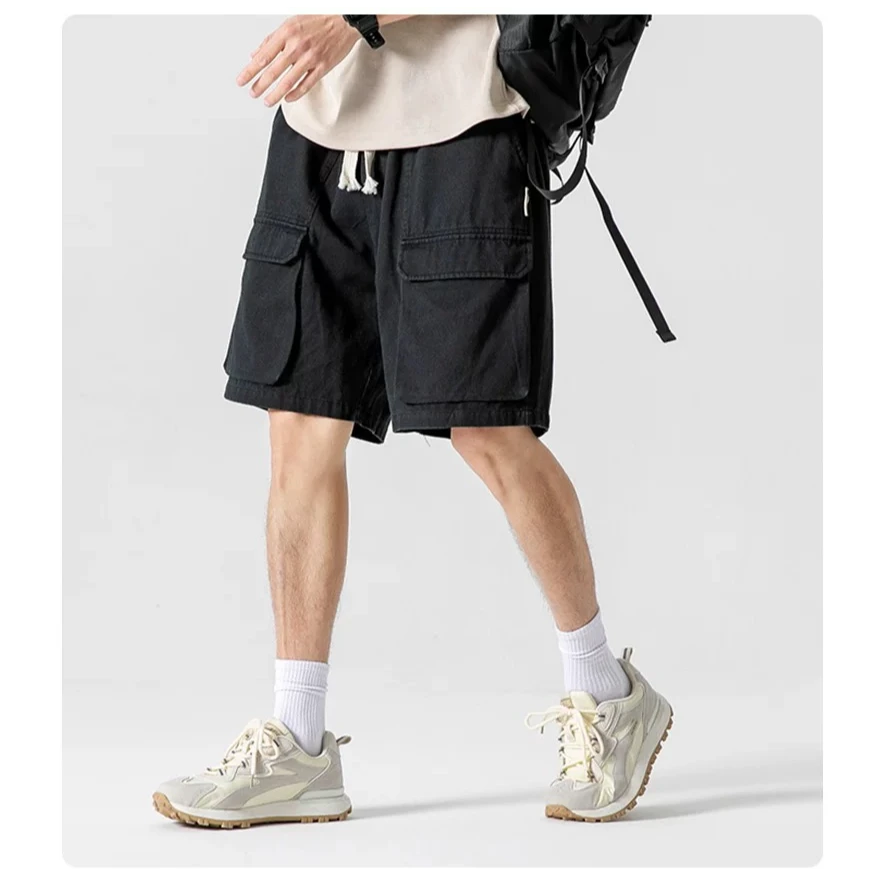 6291日系工装纯棉潮流百搭夏季短裤