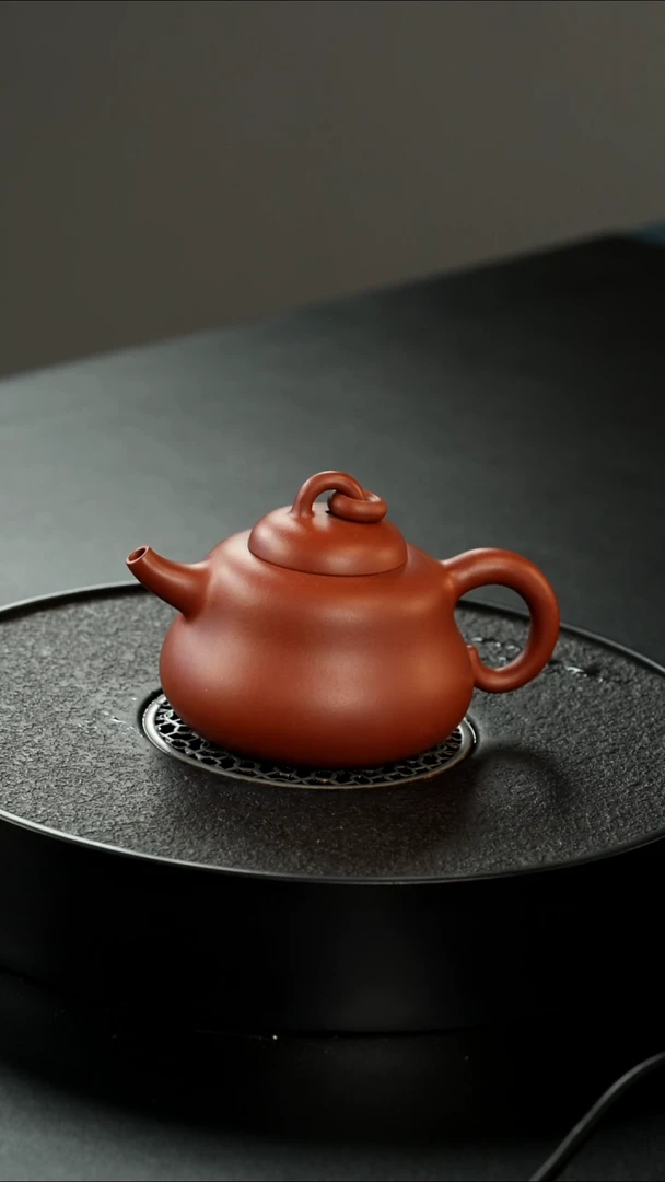 茶壶紫砂黄龙山大红泥的大红袍葫芦