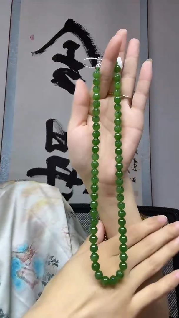 项链未镶嵌和田玉（碧玉）卡8